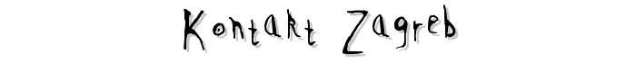 Kontakt Zagreb font